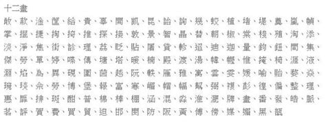 水属性的字|「康熙字典12画水属性的字」康熙字典十二画五行属水的字大全